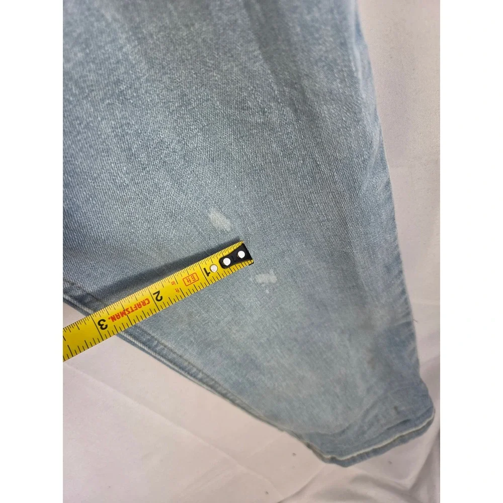 PacSun Stacked Skinny Jeans Mens  Light Wash Blue Denim Tapered Slim Fit